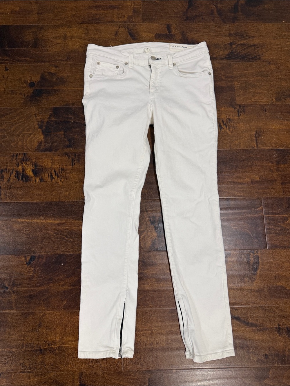 rag & bone White Denim Jeans
